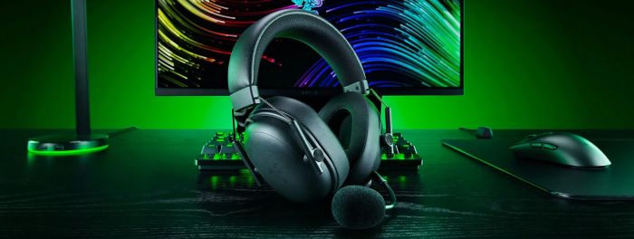 Гарнітура Razer BlackShark V3 Gen-2, USB-A/WL/BT, чорний