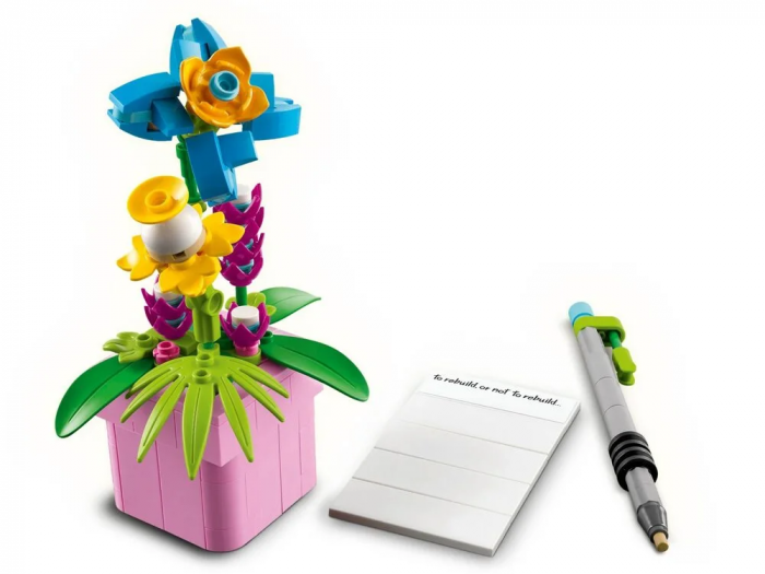 Конструктор LEGO Creator Друкарська машинка з квітами