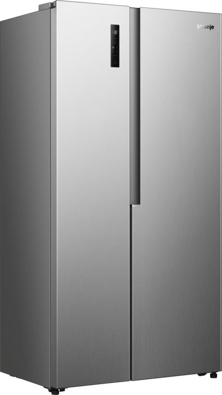 Холодильник SBS Gorenje, 179х62х91см, 2 двері, 347(197)л, А+, NF+, Інв., Зона св-ті, Зовн. Диспл, нерж