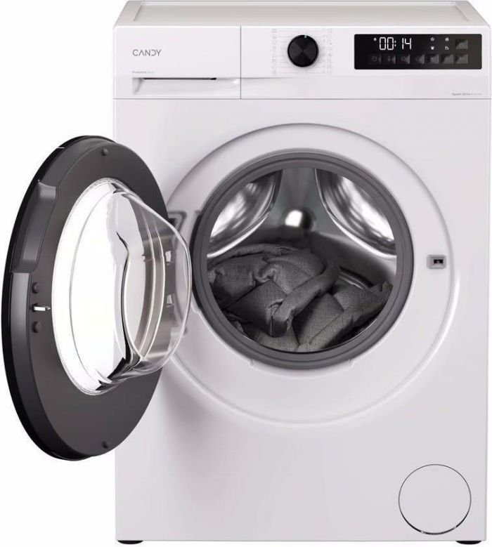 Пральна машина Candy фронтальна, 8кг, 1400, A+++, 48см, дисплей, інвертор, білий