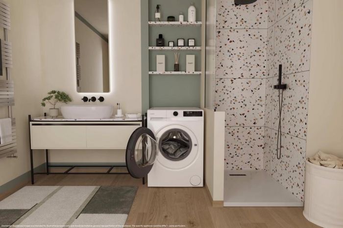 Пральна машина Candy фронтальна, 8кг, 1400, A+++, 48см, дисплей, інвертор, білий