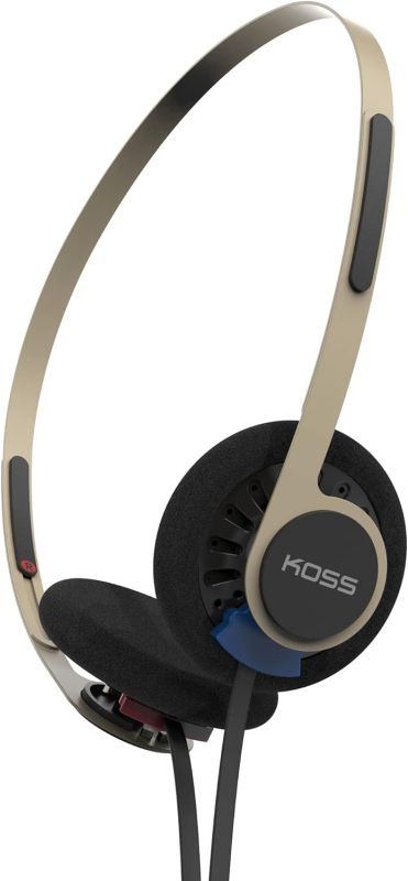 Навушники On-Ear Koss KPH40 Utility, 3.5 mini-jack, 1.2м, Бежевий