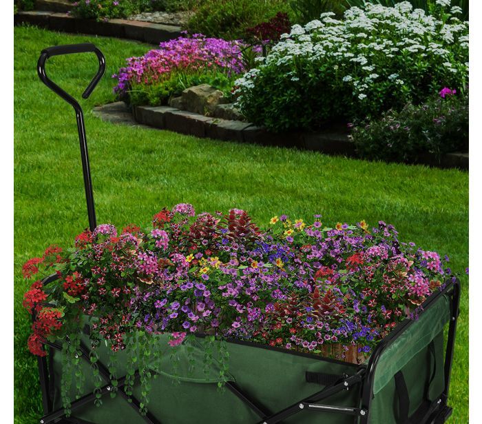 Візок садовий Neo Tools складний, нейлон, сталь 90x50x113см 4.72кг