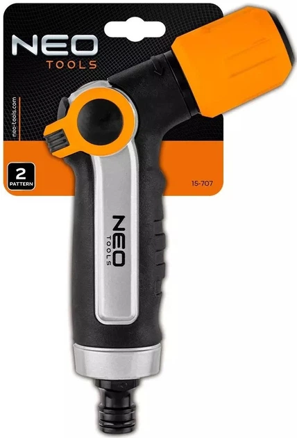 Зрошувач ручний Neo Tools CLICK, пістолетний, 2 функції 0.242кг