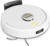 Робот-пилосос karcher RVC 3, h=0.97см, вологе прибирання, конт пил -0.24л, вода -0.28л, автон. робота до 130хв, Bluetooth, білий 
