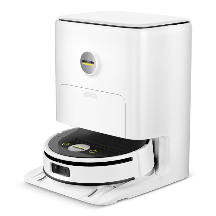 Робот-пилосос karcher RVF 7 Comfort, вологе прибирання, конт пил -0.25л, вода -0.30л, Bluetooth зарядна станція, білий