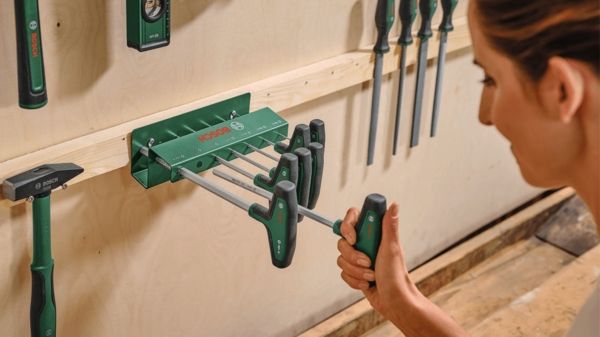 Викрутки шестигранні Bosch HEX 2-10мм Т-подібне руків'я набір 7шт