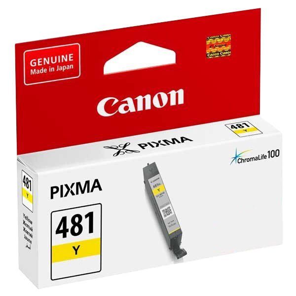 Картридж струменевий Canon CLI-481 PIXMA TS6140/8140/9140/TR7540/8540/TS6240/9540/8240/704/8340/6340 Yellow