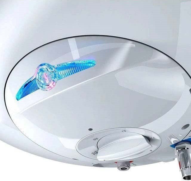 Водонагрівач електр. TESY Bilight 100V круглий GCV 1004420 B11 TSRC, 100л, 2кВт, мех. кер-ння, C, білий