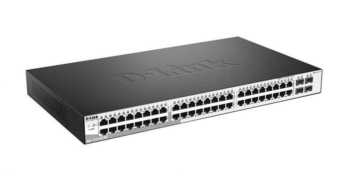 Комутатор D-Link DGS-1210-52/ME revB 48xGE, 4xSFP, MetroEthernet