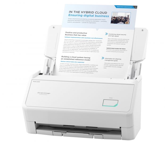 Документ-сканер A4 Ricoh ScanSnap iX2400 White