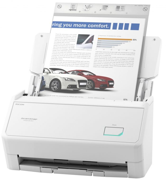 Документ-сканер A4 Ricoh ScanSnap iX2400 White