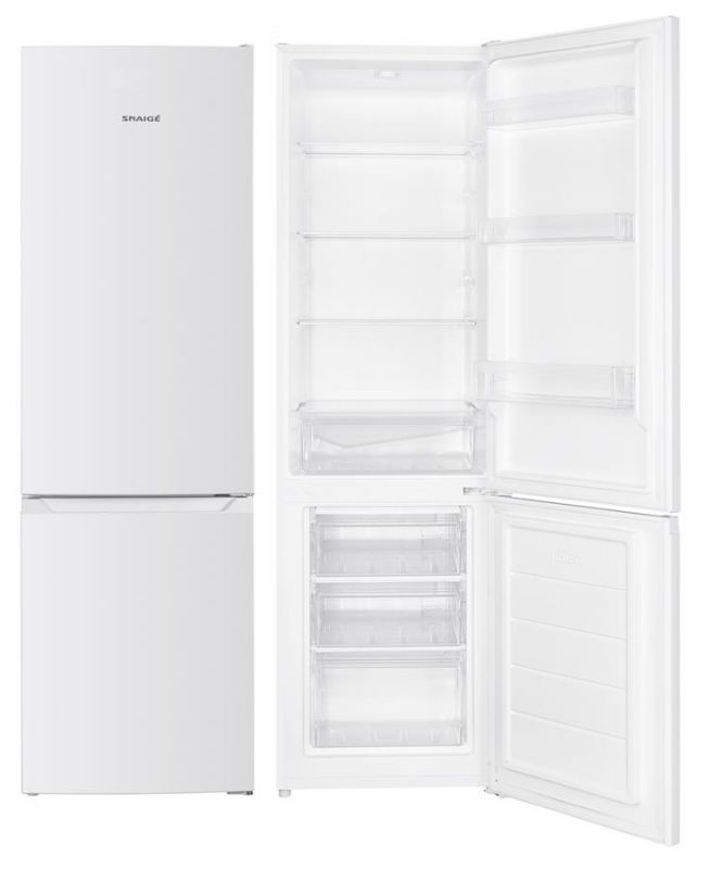 Холодильник Snaige з нижн. мороз., 180x55х56, холод.відд.-191л, мороз.відд.-71л, 2дв., E, ST, білий