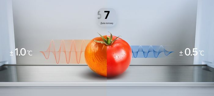 Холодильник LG з нижн. мороз., 203x60х68, холод.відд.-262л, мороз.відд.-113л, 2дв., E, NF, інв., диспл внутр., Fresh Сonverter, Metal Fresh, чорний матовий