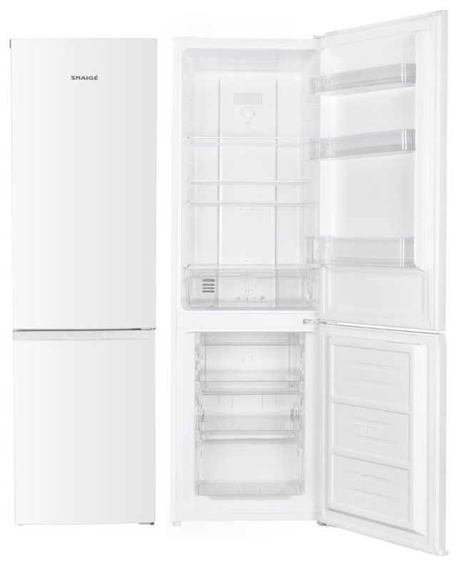 Холодильник Snaige з нижн. мороз., 180x54x60, xолод.відд.-182л, мороз.відд.-71л, 2дв., E, NF, білий