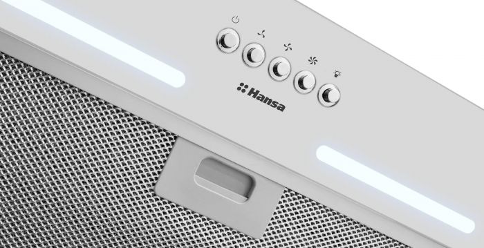 Витяжка Hansa вбудована, 55см, 389м.куб/год., нержавіюча сталь