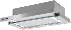 Витяжка Hansa телескопічна, 60см, 429м.куб/год., нержавіюча сталь