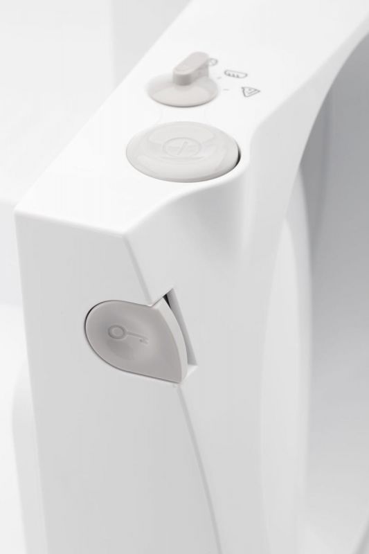 Скиборізка Gorenje, 100Вт, лезо-нержавіюча сталь, діаметр ножа-170мм, корпус-пластик, білий