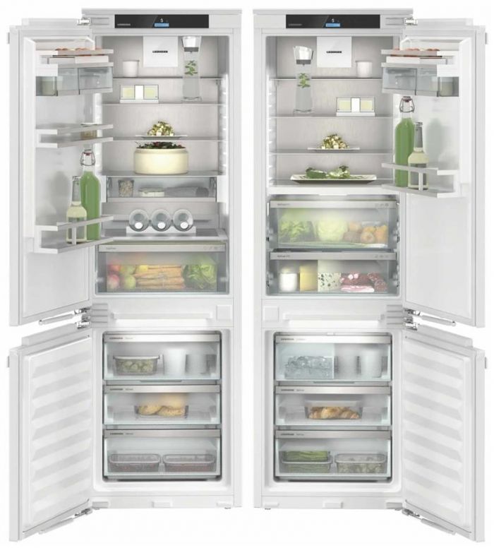 Холодильник Liebherr вбудований багатодверний, 177x111.8х54.6, холод.відд.-346л, мороз.відд.-136л, 4дв., C, NF, інв., диспл внутр., BioFresh, льодоген., білий