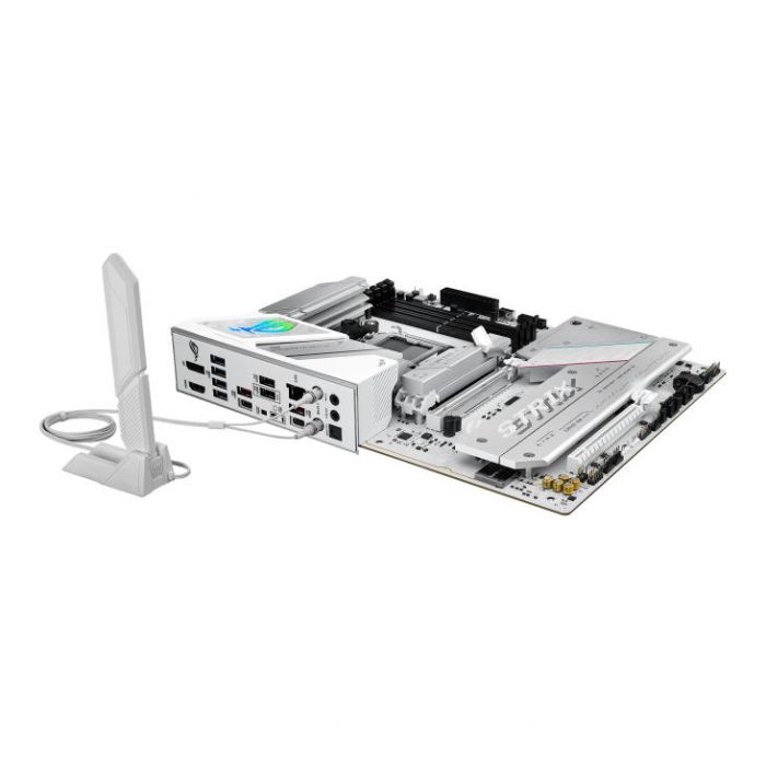 Материнcька плата ASUS ROG STRIX B850-A GAMING sAM5 B850 4xDDR5 M.2 HDMI DP Wi-Fi BT ATX білий