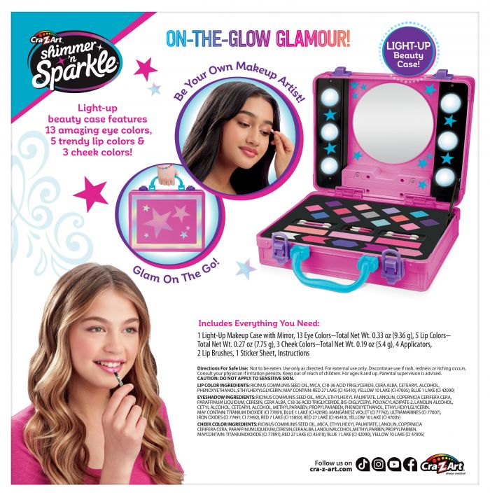 Набір дитячої косметики Cra-Z-Art Light-Up Beauty Studio, дзеркало з підсвіткою