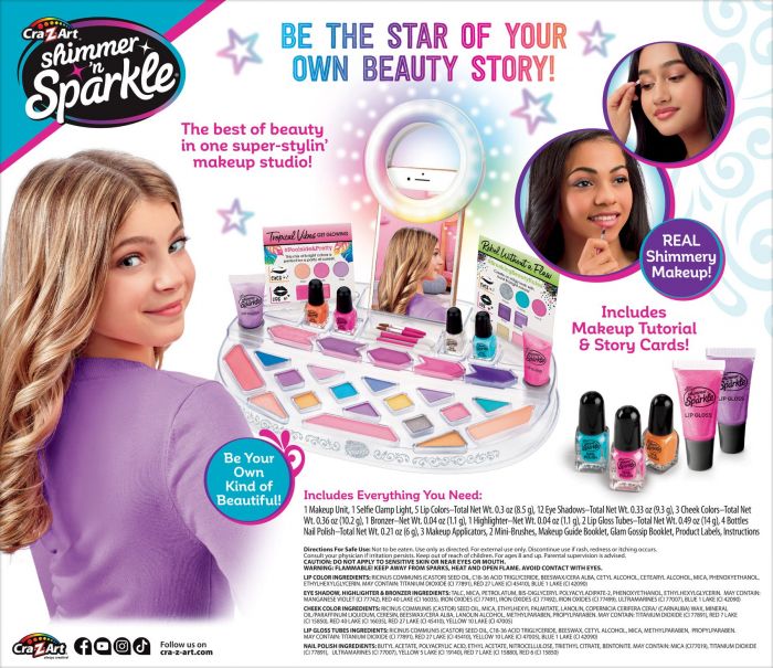 Набір дитячої косметики Cra-Z-Art Selfie Time Light Up Beauty Studio