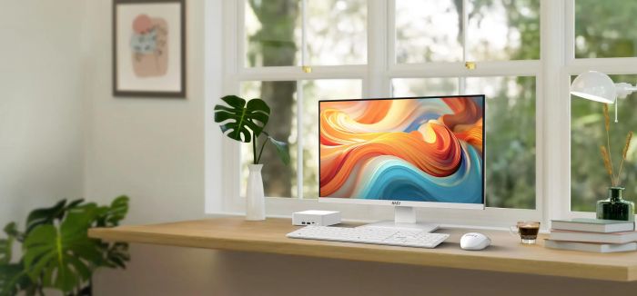 Монітор MSI 23.8" PRO MP241W-E14V HDMI, DP, VA, 144Hz, 1ms, sRGB 98%, FreeSync, білий