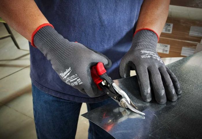 Рукавички робочі Milwaukee, нітрилове покриття, smartswipe, р.11, сірий