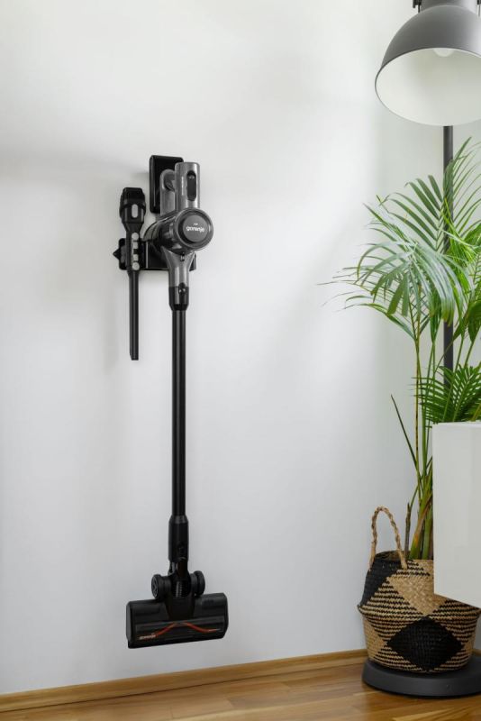 Пилосос Gorenje бездротовий, 70Вт, конт пил -0.7л, автон. робота до 60хв, HEPA, підсвічування, індикатор, антрацит