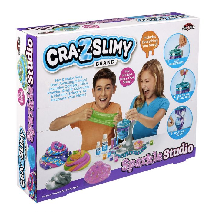 Слайм Cra-Z-Art Glitter Sparkle Studio, набір 22од