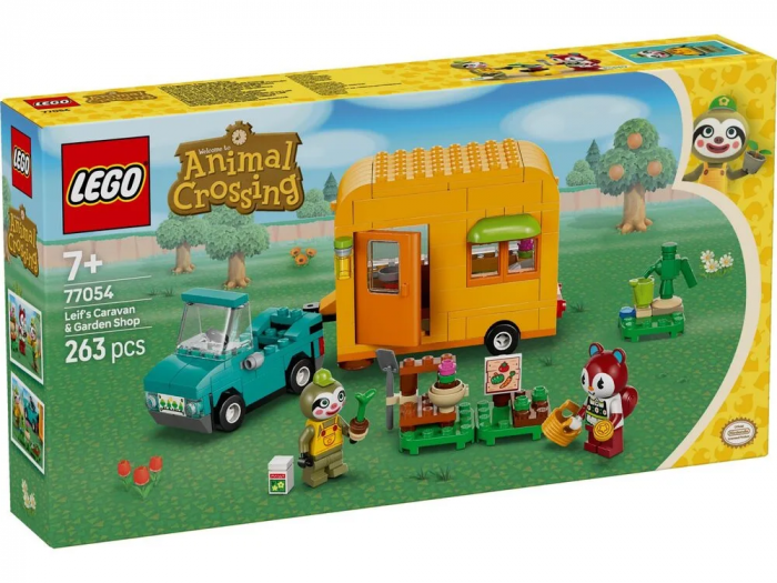 Конструктор LEGO Animal Crossing Садова крамниця і караван, що належать Leif