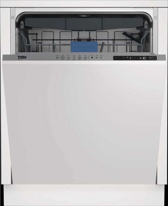 Посудомийна машина Beko вбудована, 14компл., D, 60см, 3й кошик, білий