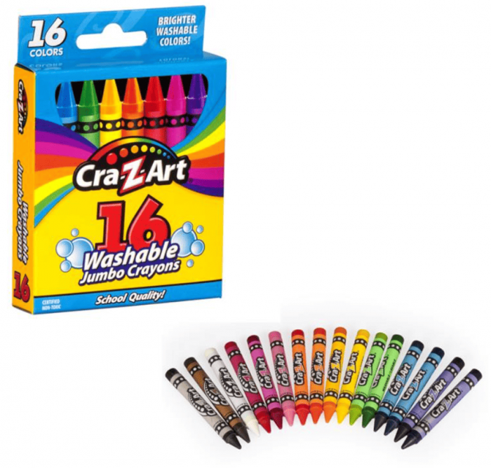 Крейда воскова Cra-Z-Art легкозмивна, велика, 16шт