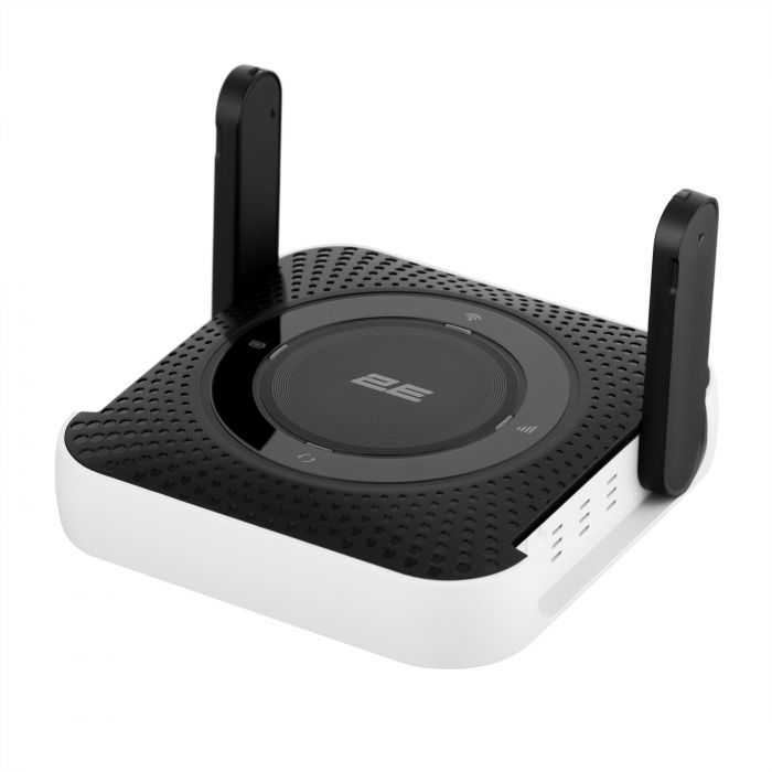 Мобільний маршрутизатор 2E PowerLink (MiFi-5 2025) N150, LTE, Wi-Fi4, 1xFE LAN, 1xType-C, 4000мА•год чорний