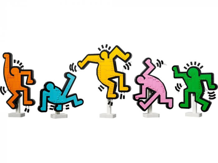 Конструктор LEGO ART Кіт Гарінґ — Танцюючі чоловічки