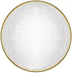 Тарілка ARDESTO Dew 21см, скло, прозорий