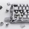 Клавіатура магнітна GravaStar Mercury V60 Pro 60keys, GravaStar Blackcore, USB-A, 8k, RGB, Chrome Silver