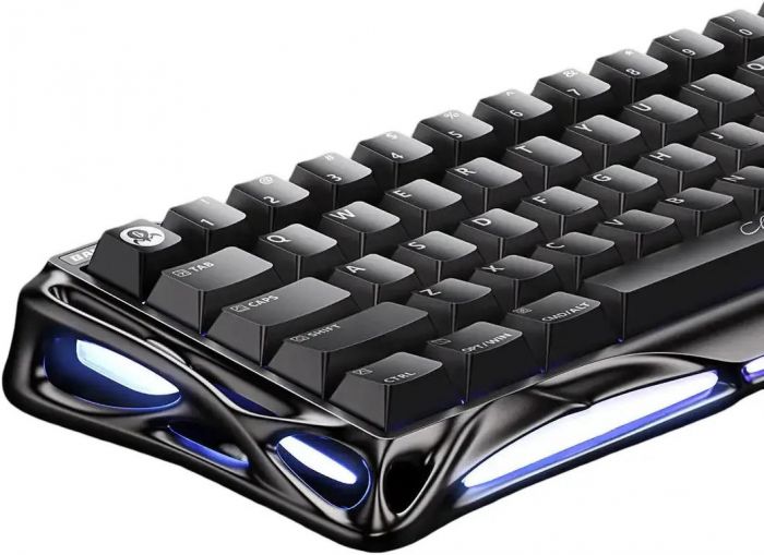 Клавіатура магнітна GravaStar Mercury V60 Pro 60keys, GravaStar Blackcore, USB-A, 8k,RGB, GunMetal