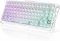 Клавіатура механічна GravaStar Mercury K1 Lite 80keys, GravaStar x BSUN Grey, BT/WL/USB, RGB, Crystal Aurora