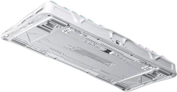 Клавіатура механічна GravaStar Mercury K1 Lite 80keys, GravaStar x BSUN Grey, BT/WL/USB, RGB, Crystal Aurora