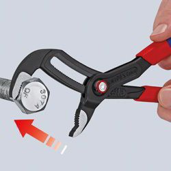 Кліщі сантехнічні KNIPEX Cobra QuickSet, 0-50мм, 250мм, фосфатовані, 0.335кг