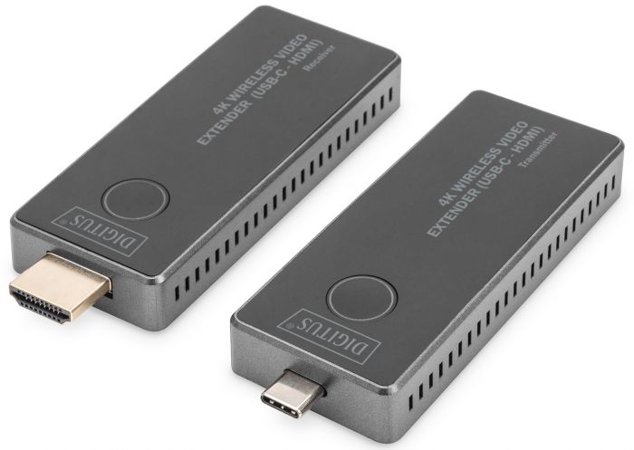 Бездротовий подовжувач DIGITUS USB-C > HDMI, 4K UHD, 30 м