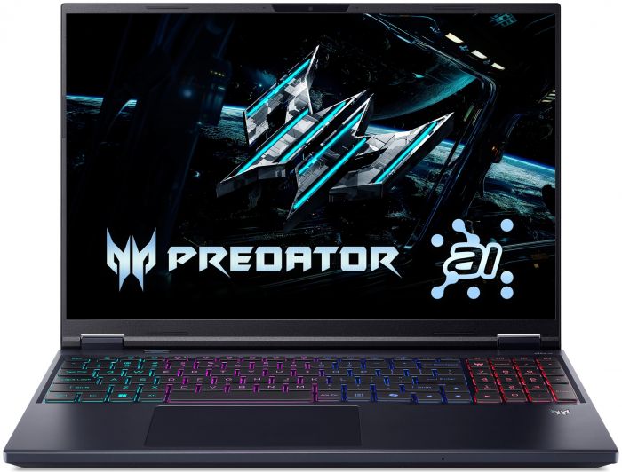 Ноутбук Acer Predator Helios Neo 16 PHN16-73 16" WQXGA IPS, Intel U7-255HX, 32GB, F1TB, NVD5060-8, Lin, чорний