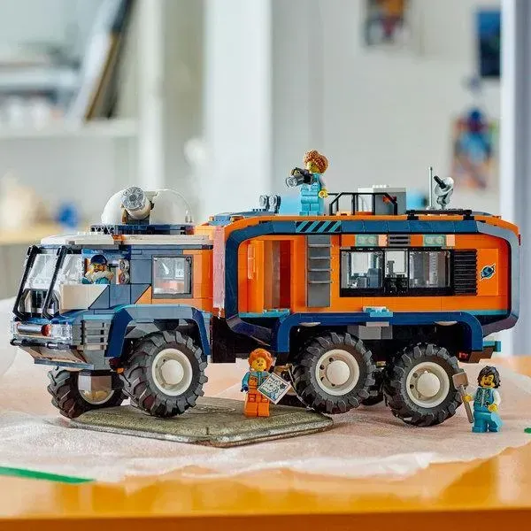 Конструктор LEGO City Арктична дослідницька вантажівка з науковою лабораторією