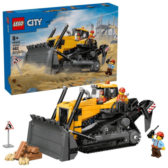 Конструктор LEGO City Жовтий бульдозер