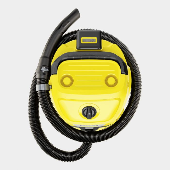 Пилосос професійний акумуляторний  Karcher WD 3-18 S V-17/20 18В 110мБар контейнер 17л без АКБ та ЗП