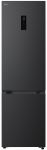 Холодильник LG з нижн. мороз., 203x60х68, холод.відд.-262л, мороз.відд.-113л, 2дв., E, NF, інв., диспл зовн., Fresh Сonverter, Metal Fresh, чорний