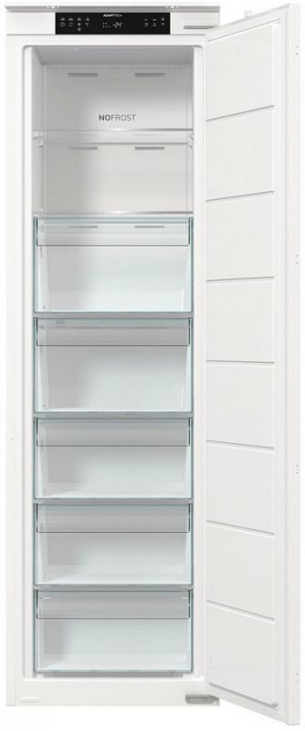 Морозильна камера Gorenje вбудована, 177x54х55, 235л, А+, NF, диспл, білий