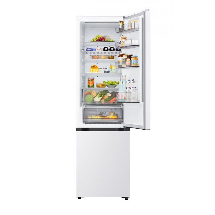 Холодильник LG з нижн. мороз., 203x60х68, холод.відд.-262л, мороз.відд.-113л, 2дв., E, NF, інв., диспл зовн., Fresh Сonverter, білий