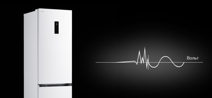 Холодильник LG з нижн. мороз., 203x60х68, холод.відд.-262л, мороз.відд.-113л, 2дв., E, NF, інв., диспл зовн., Fresh Сonverter, білий